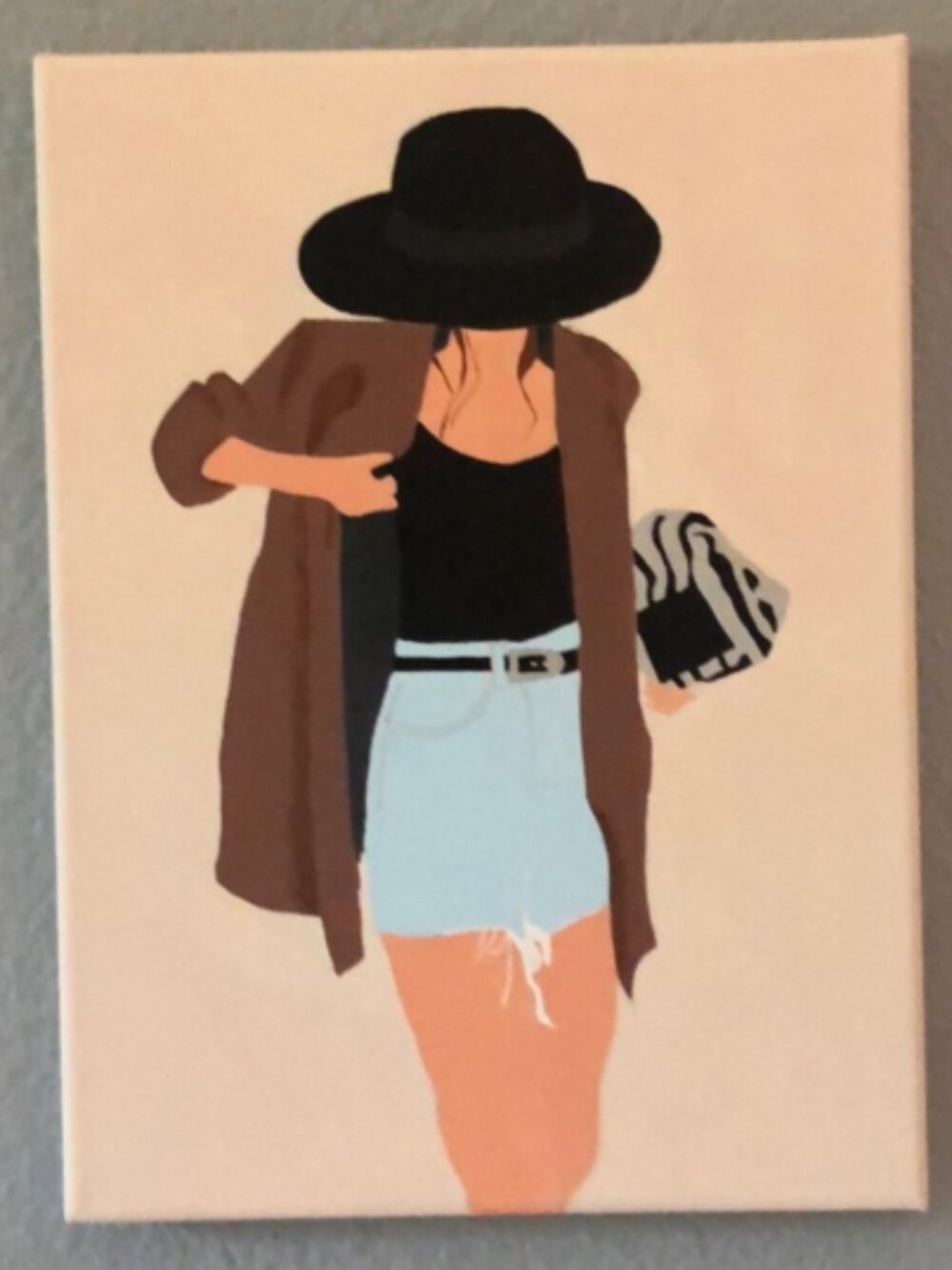 9*12 Handpainted Canvas